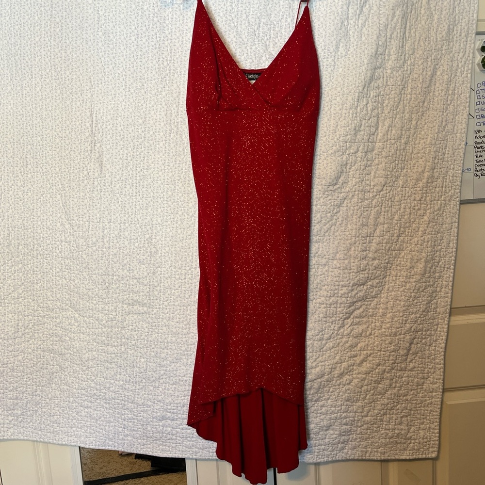 Elegant Red Women's Dress
